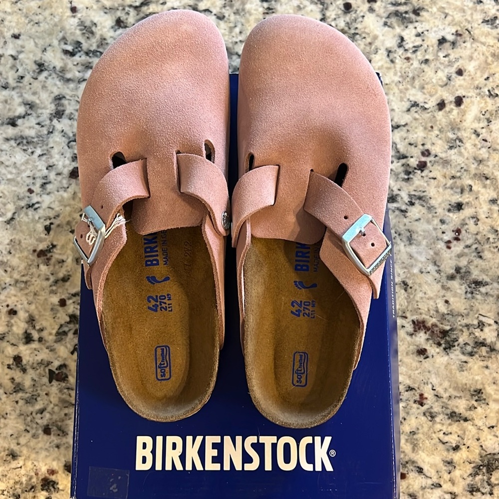 Birkenstock Boston BS Pink Clay. Size 42, US L 11. Brand new, never worn.